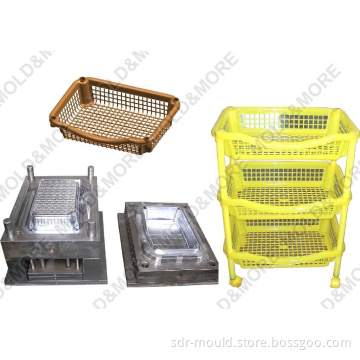 Plastic Injection Storage Shelf and The Mold